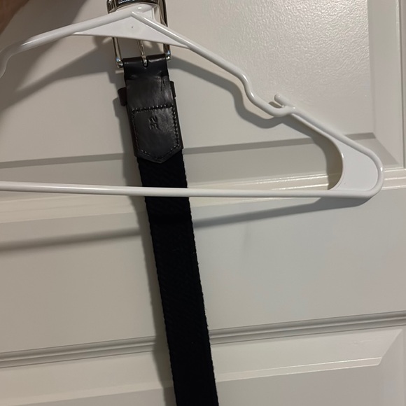 Holderness & Bourne navy braided belt - Picture 1 of 3